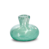 Seafoam/Transparent Spotted Candle Holder