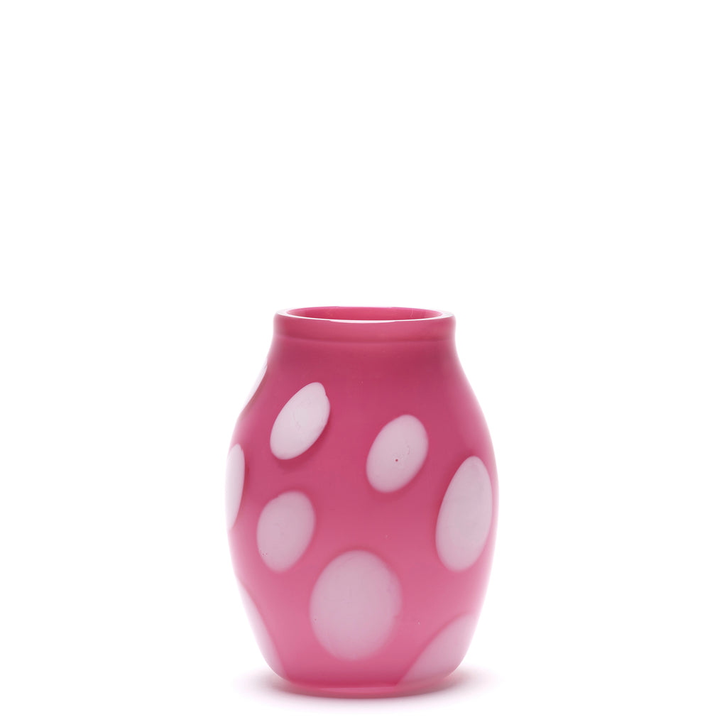 Rose Vase with White Spots