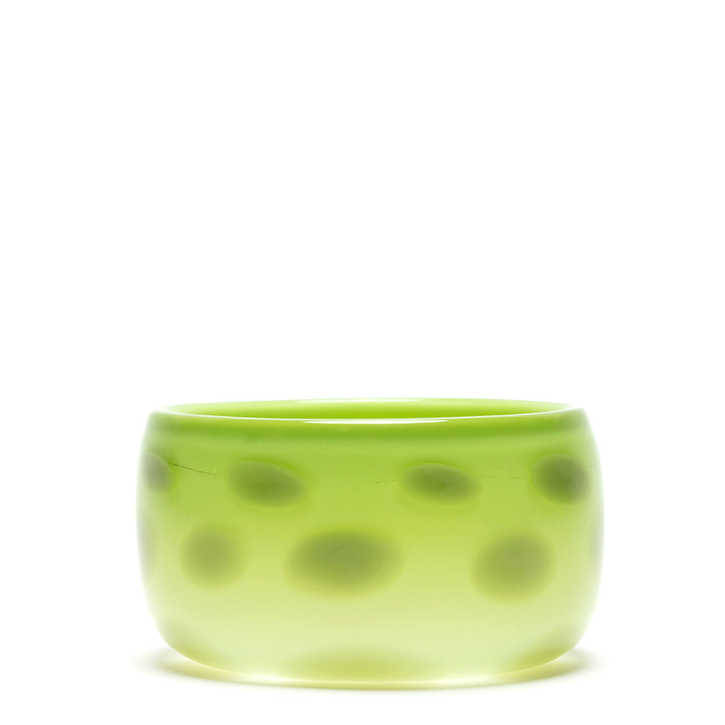 Light Green Bowl with Pistachio Spots
