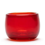 Transparent Marbleized Cherry Red Bowl