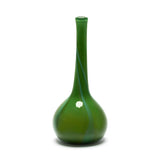 Cactus Green Dropneck Vase with Teal and Green Strokes