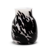 White vase with Black Spots
