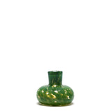 Forest Green/Transparent Spotted Candle Holder