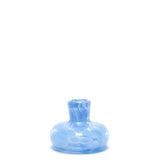 Sky Blue/Transparent Spotted Candle Holder