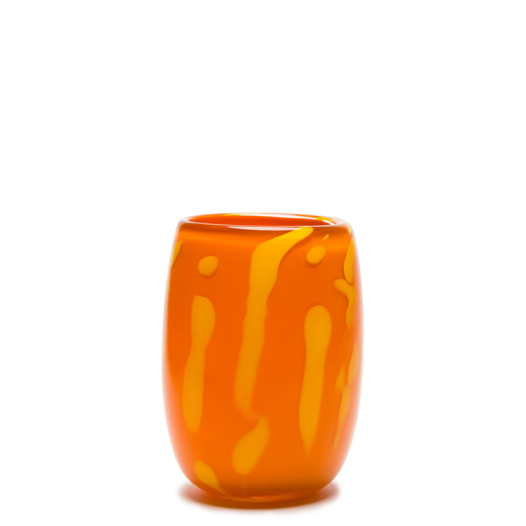 Orange/Yellow Swirl Vase
