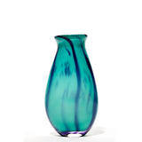 Teal/Purple Swirl Vase