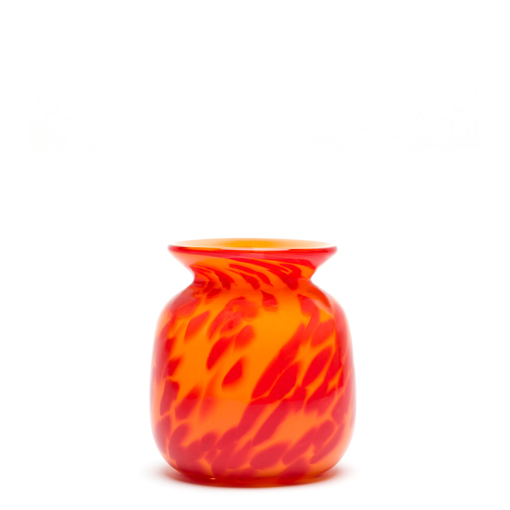 Tangerine with Red Spotted Vase