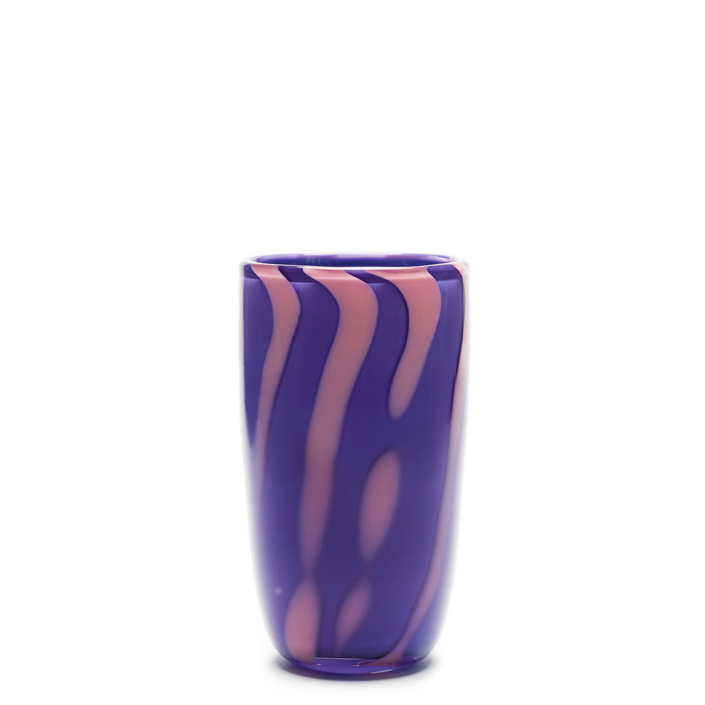Purple/Pink Stripe Vase