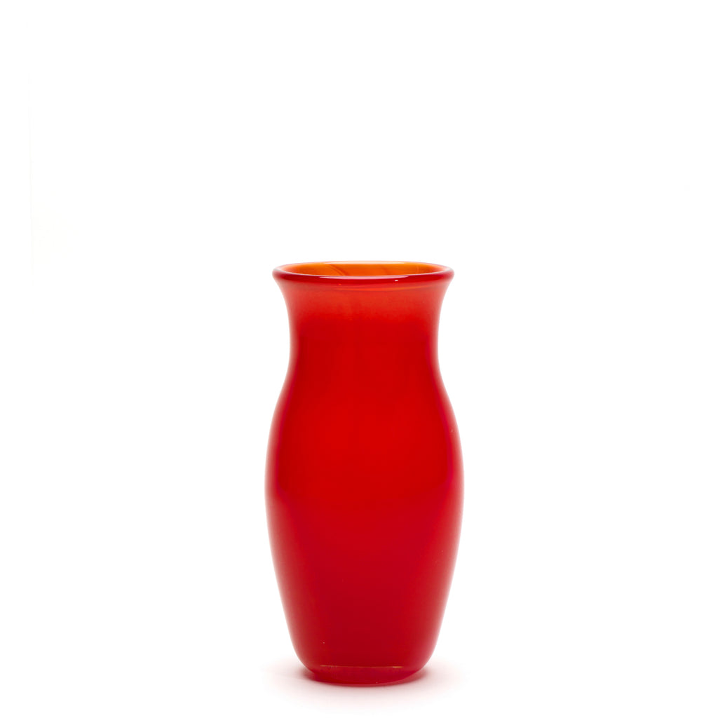 Transparent Red Vase