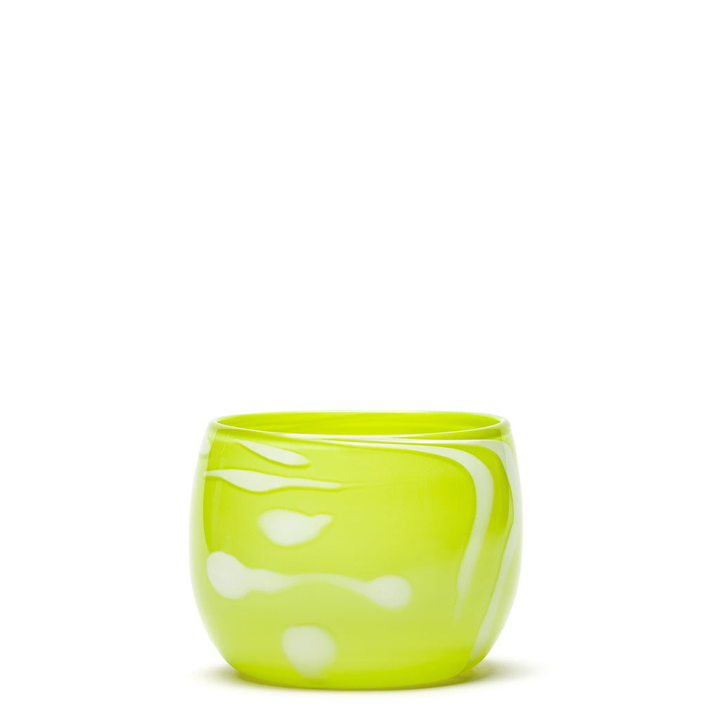 Lime/White Swirl Bowl