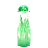 Emerald Green/Transparent Spotted Carafe