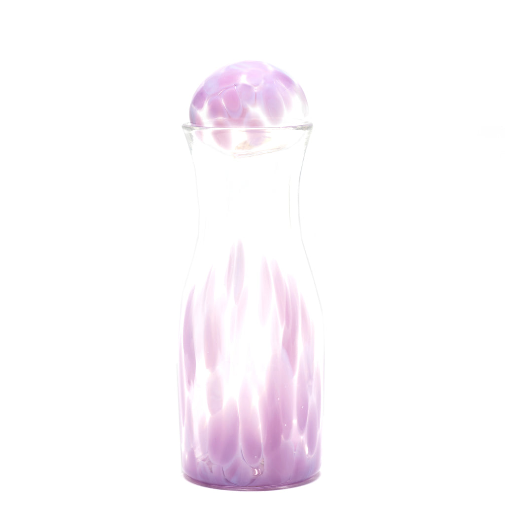 Lilac/Transparent Spotted Carafe