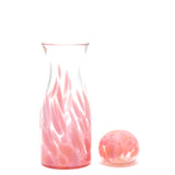Pink/Transparent Spotted Carafe