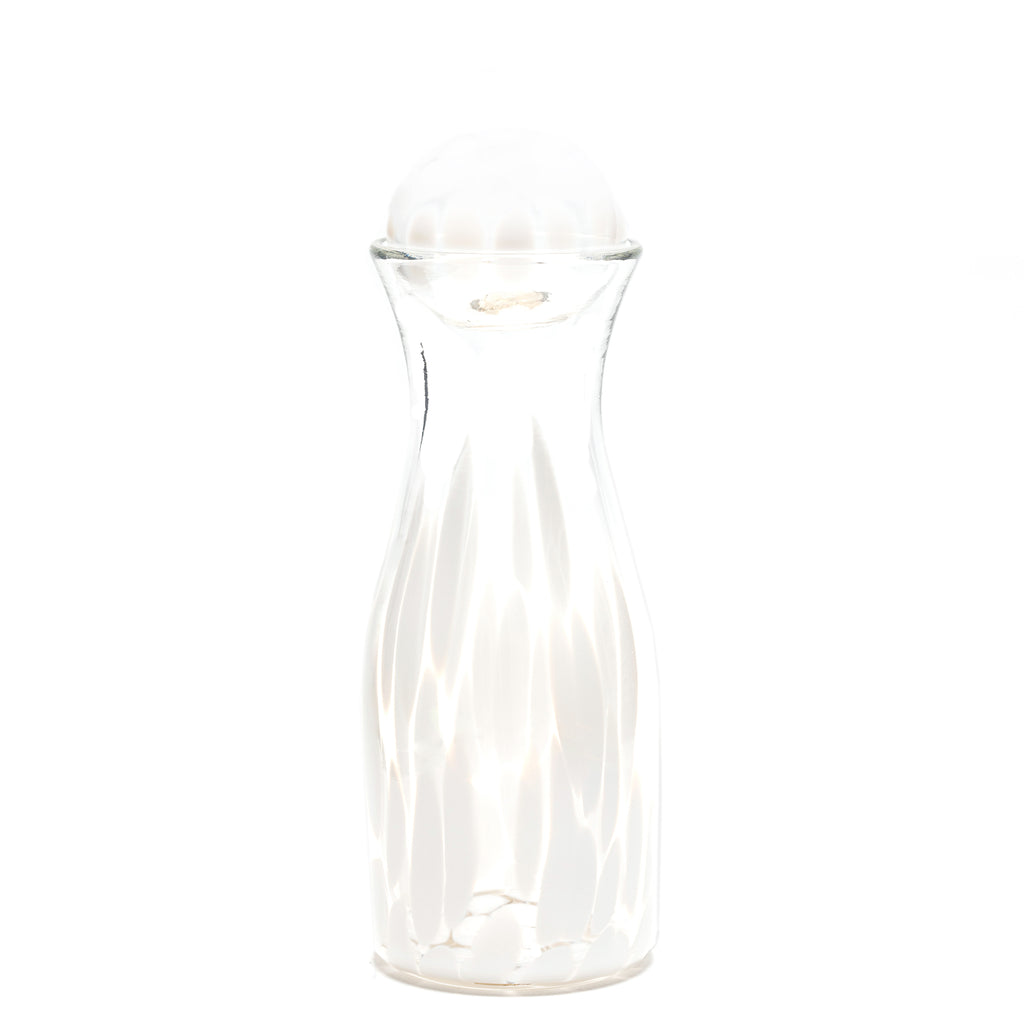 White/Transparent Spotted Carafe