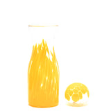 Yellow/Transparent Spotted Carafe